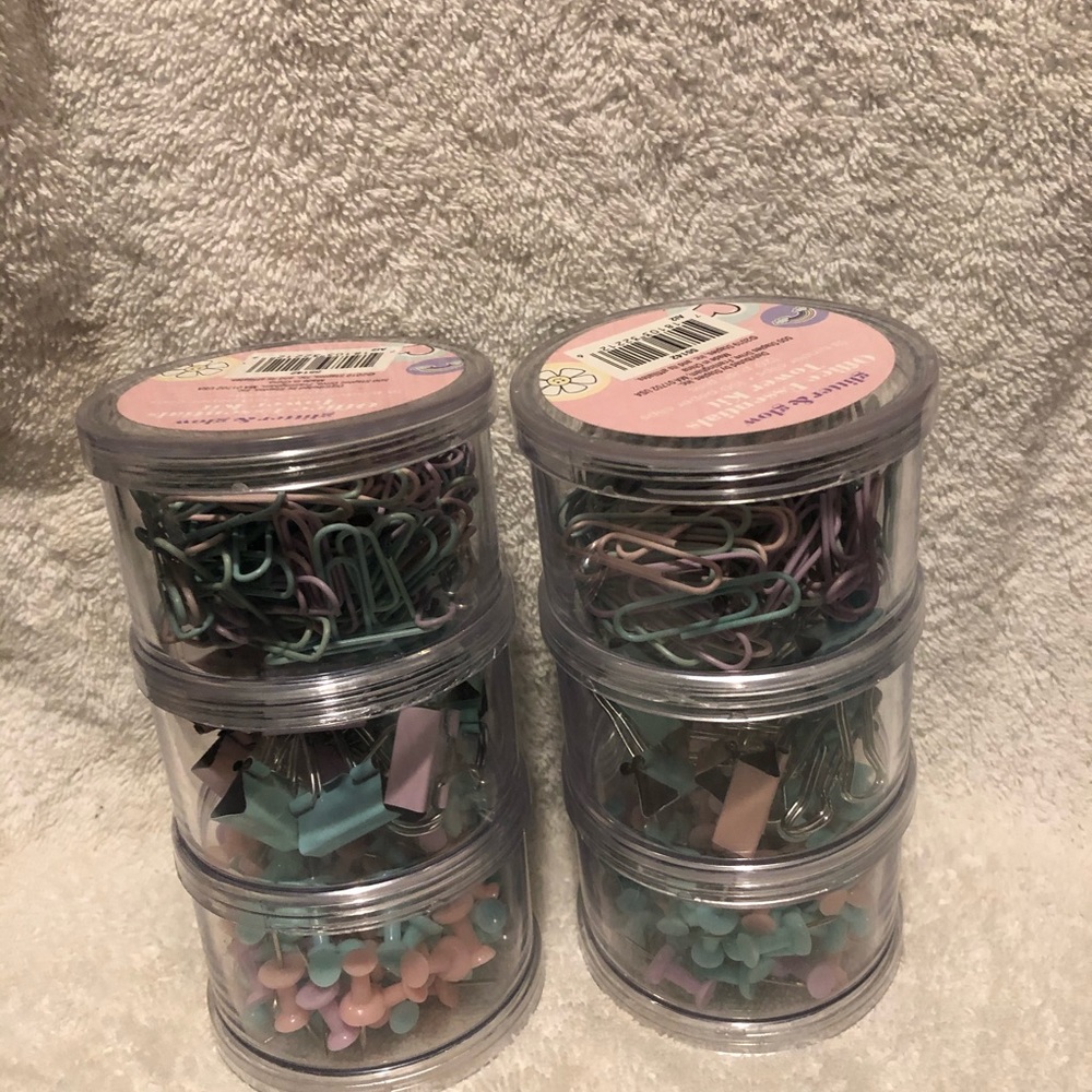 Binder Clips Office Towers 2pk & Free File Folders
